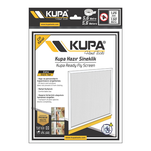 KUPA HAZIR SİNEKLİK ÇİFT KANAT 125X150